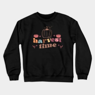 Harvest Time - retro thanksgiving Crewneck Sweatshirt